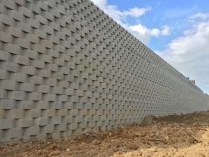 Geosynthetics - Omega Retaining Wall